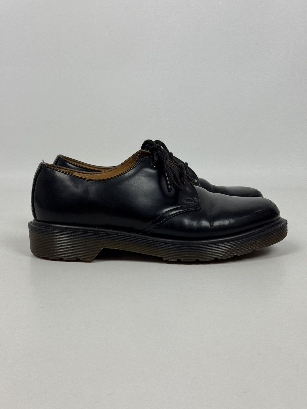 Dr. Martens Dr.Martens 1461 PW Black Unisex Shoes Size US 7 / IT 37 - 6 Thumbnail