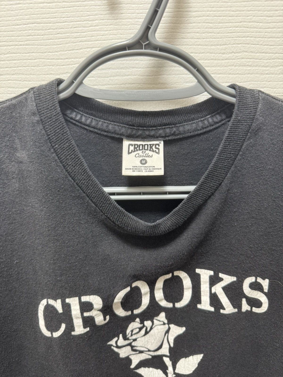 Crooks & Castles × Vintage Crooks and Castles Vintage Flower Logo Tee Rare Faded Size US M / EU 48-50 / 2 - 3 Thumbnail