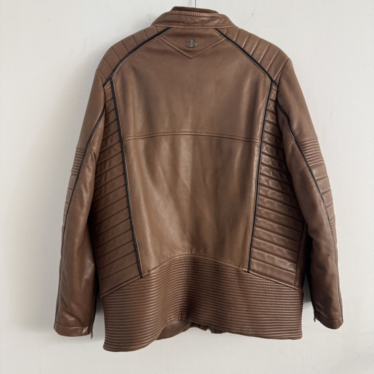 Just Cavalli Just Cavalli Moto Leather Jacket Size US M / EU 48-50 / 2 - 3 Thumbnail