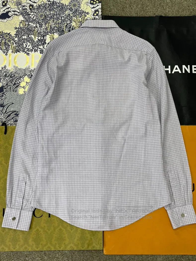 Hermes Hermes size 38 Plaid Shirt Top Size US M / EU 48-50 / 2 - 2 Thumbnail