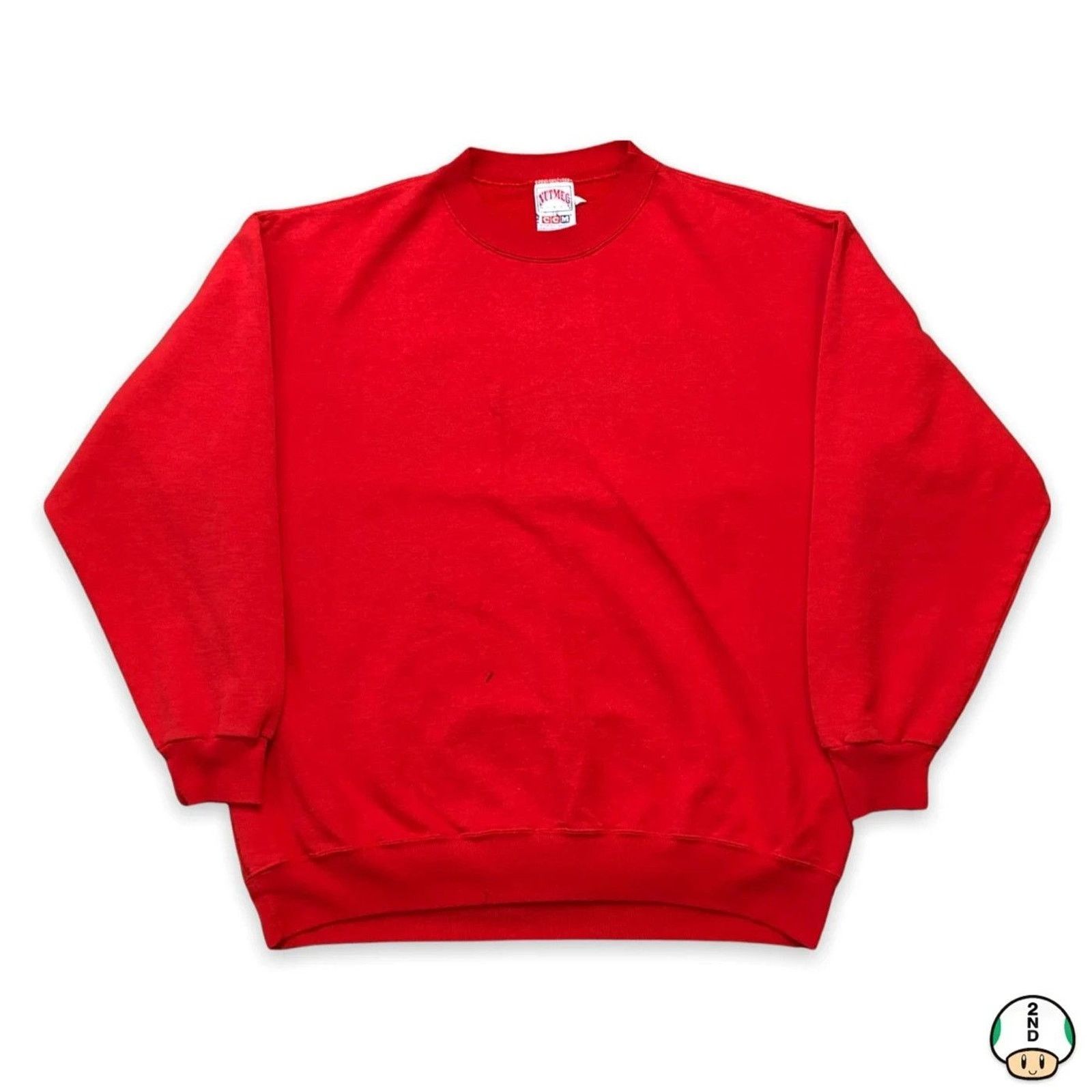 Ccm × Vintage Vintage Nutmeg CCM Blank Sweatshirt Pullover 90s Crewneck Size US L / EU 52-54 / 3 - 1 Thumbnail