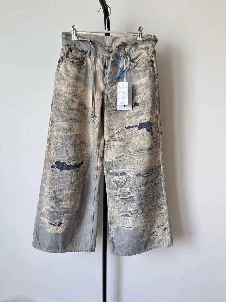 Acne Studios acne studios Destroy misaligned jeans 2506-Nextarrow Size US 34 / EU 50 - 1 Thumbnail