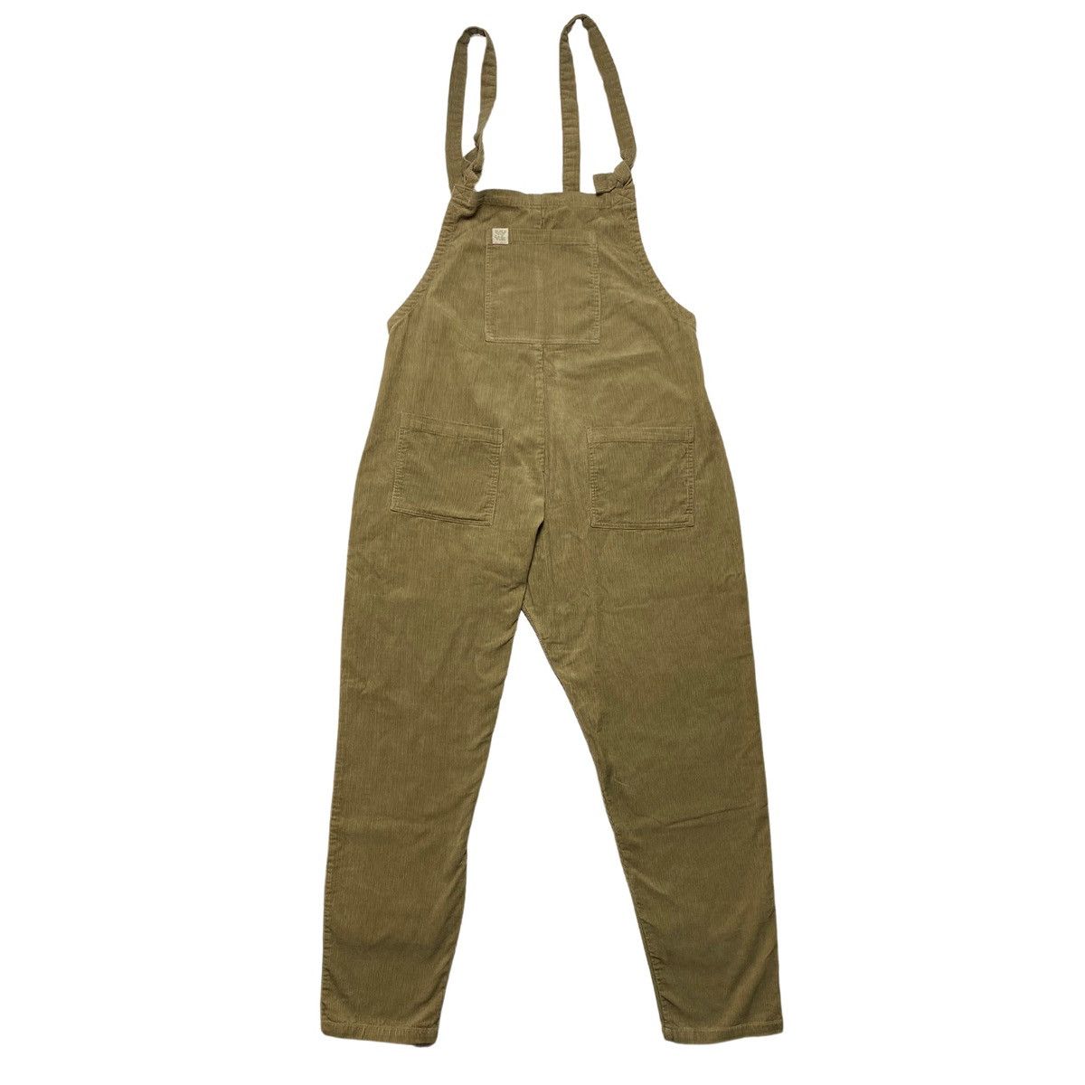 Vintage Lucy & Yak - Corduroy Dungarees Ligth Brown Overalls Size L / US 10 / IT 46 - 1 Thumbnail