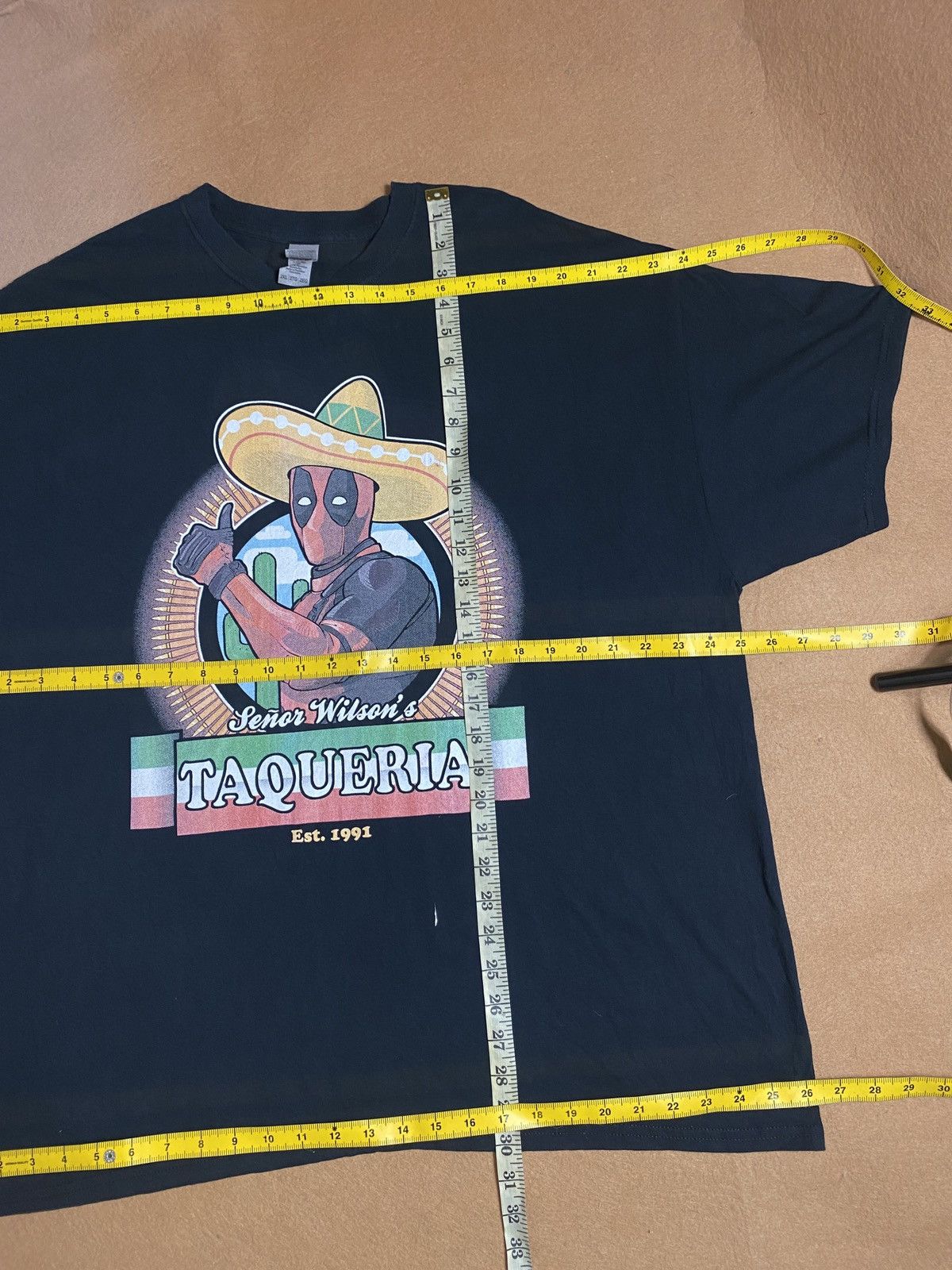 Gildan × Vintage Vintage Dead pool vintage shirt over size Size US XL / EU 56 / 4 - 4 Thumbnail