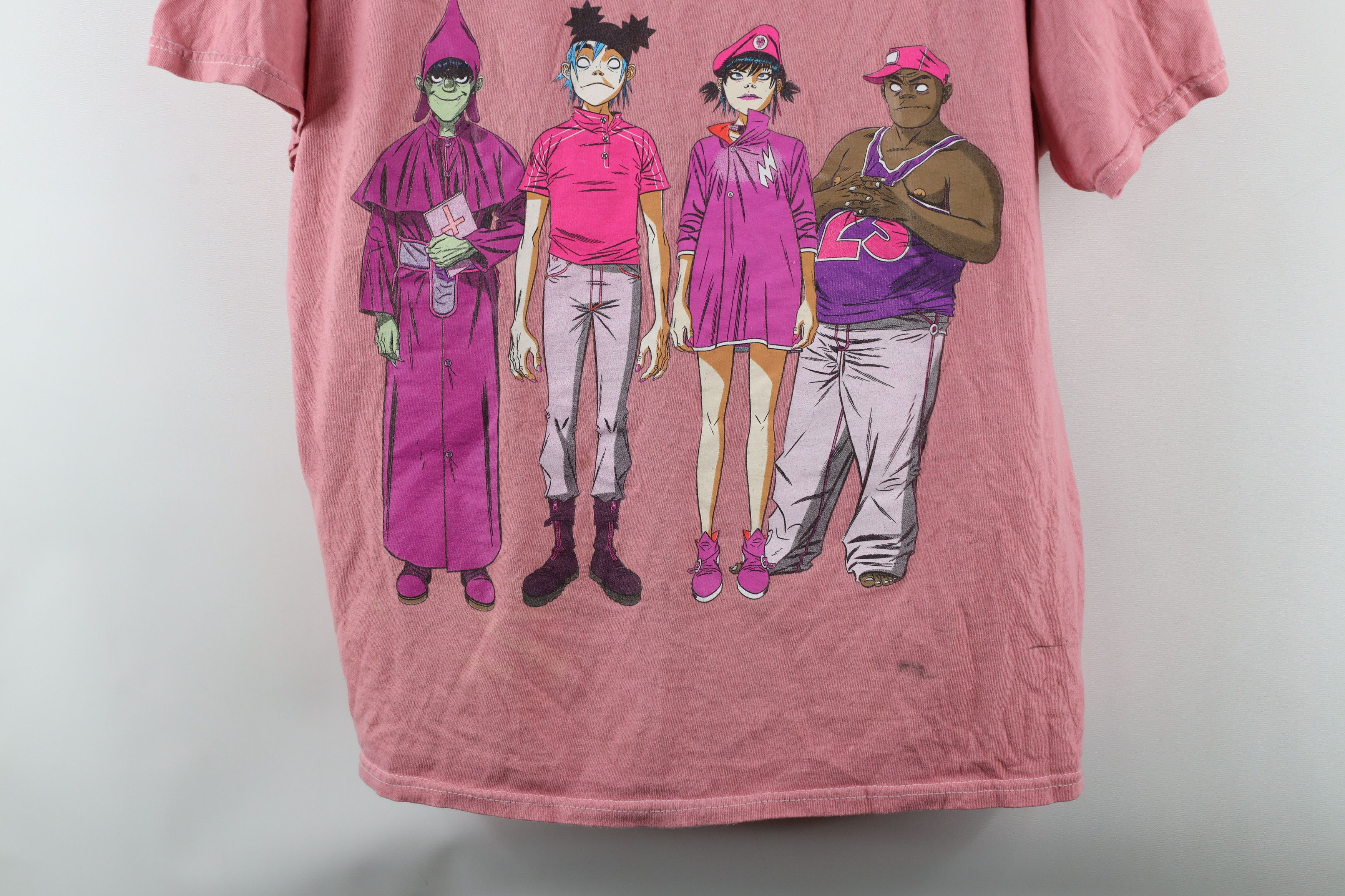 Vintage Vintage Spell Out Gorillaz Band Short Sleeve T-Shirt Size US XXL / EU 58 / 5 - 3 Thumbnail