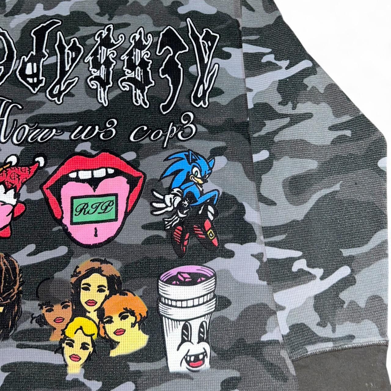 Other Odyss3y 1 of 1 “HOW W3 COP3” vintage thermal tee Size US L / EU 52-54 / 3 - 3 Thumbnail