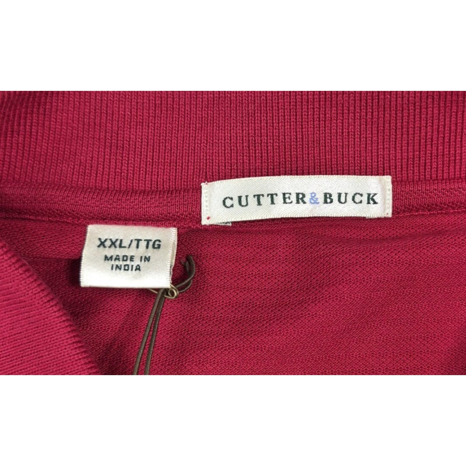 Cutter & Buck Cutter & Buck Golf Polo Shirt Mens 2XL Red Solid Embroidered Starbucks Liqueurs Polo Shirt USA Preppy Logo Golf Polo Size US XXL / EU 58 / 5 - 7 Thumbnail