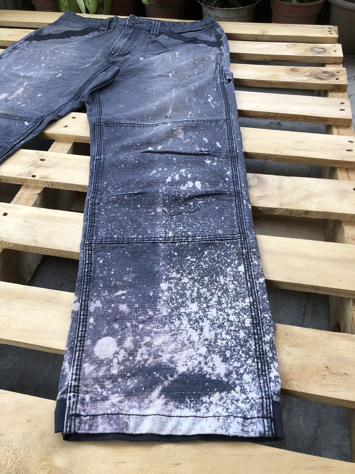 Carhartt × Japanese Brand × Vintage Vintage Ridgecut Toughwear Acid Wash Carpenter Pants Size US 34 / EU 50 - 10 Thumbnail