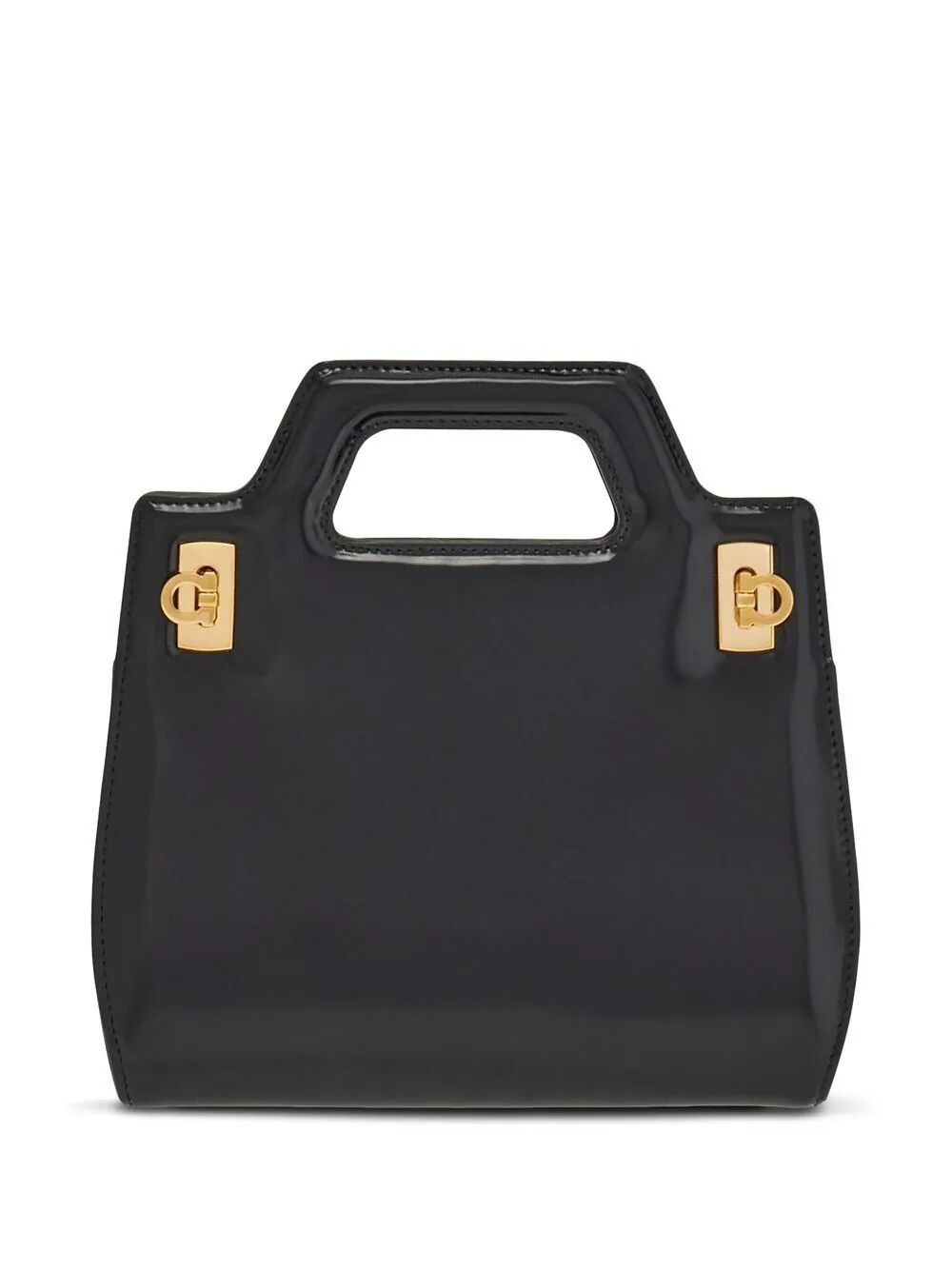 image of Salvatore Ferragamo Wanda Mini Bag in Black, Women's