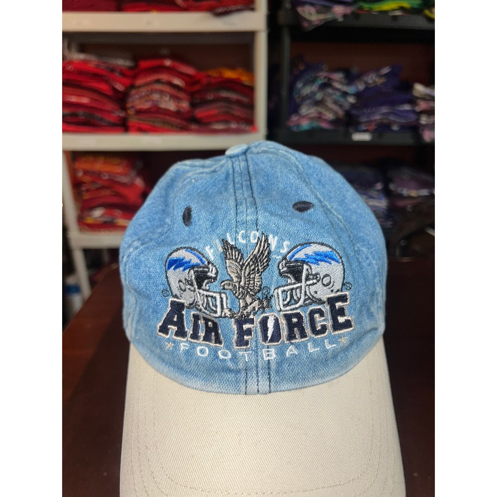 Gear for Sports Gear For Sports Air Force Falcons Hat Football Cap Denim Size ONE SIZE - 2 Thumbnail