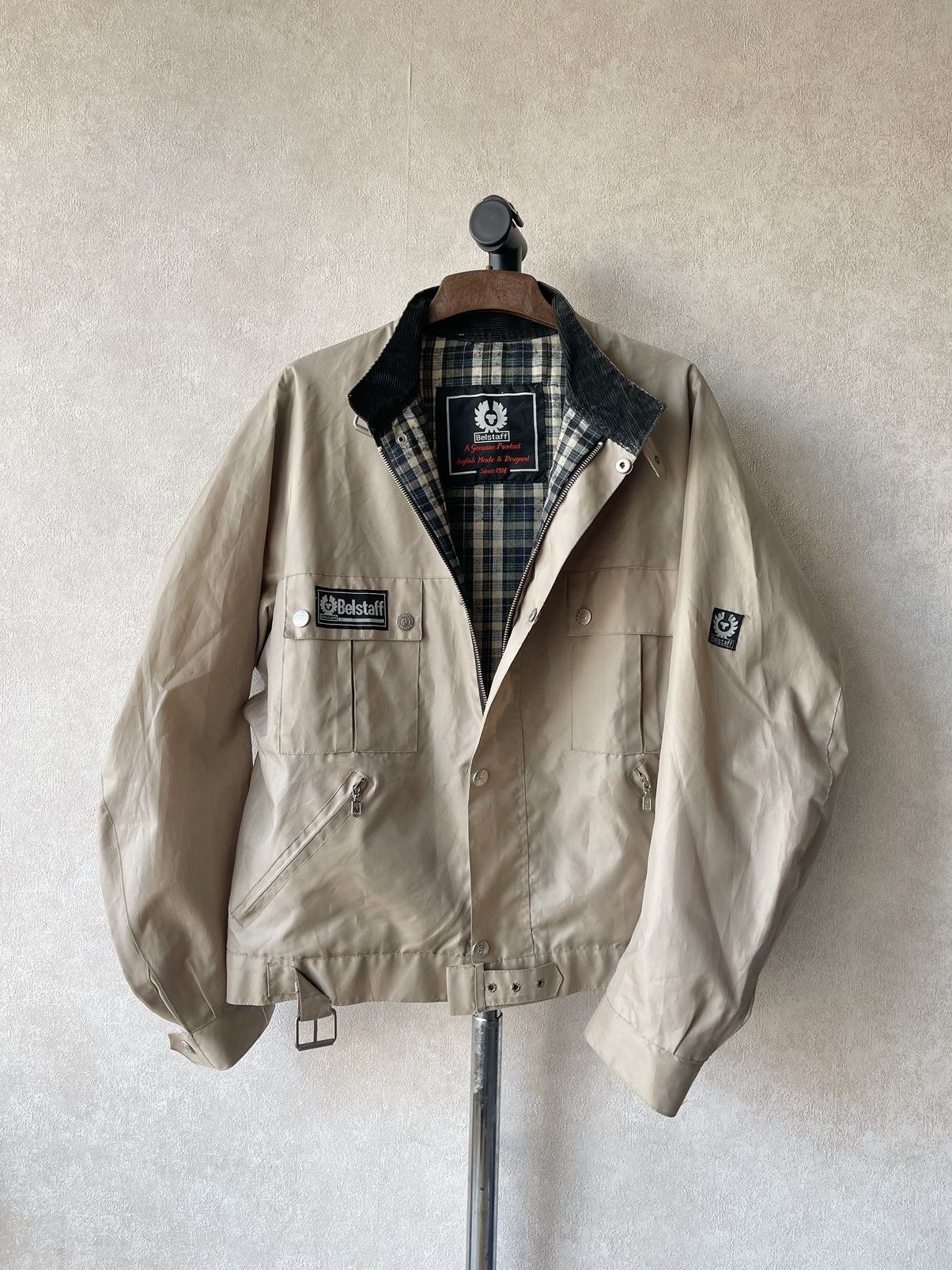 Belstaff 90s Belstaff Nylon Biker Motorcycle Lightweight Jacket Size US L / EU 52-54 / 3 - 1 Thumbnail