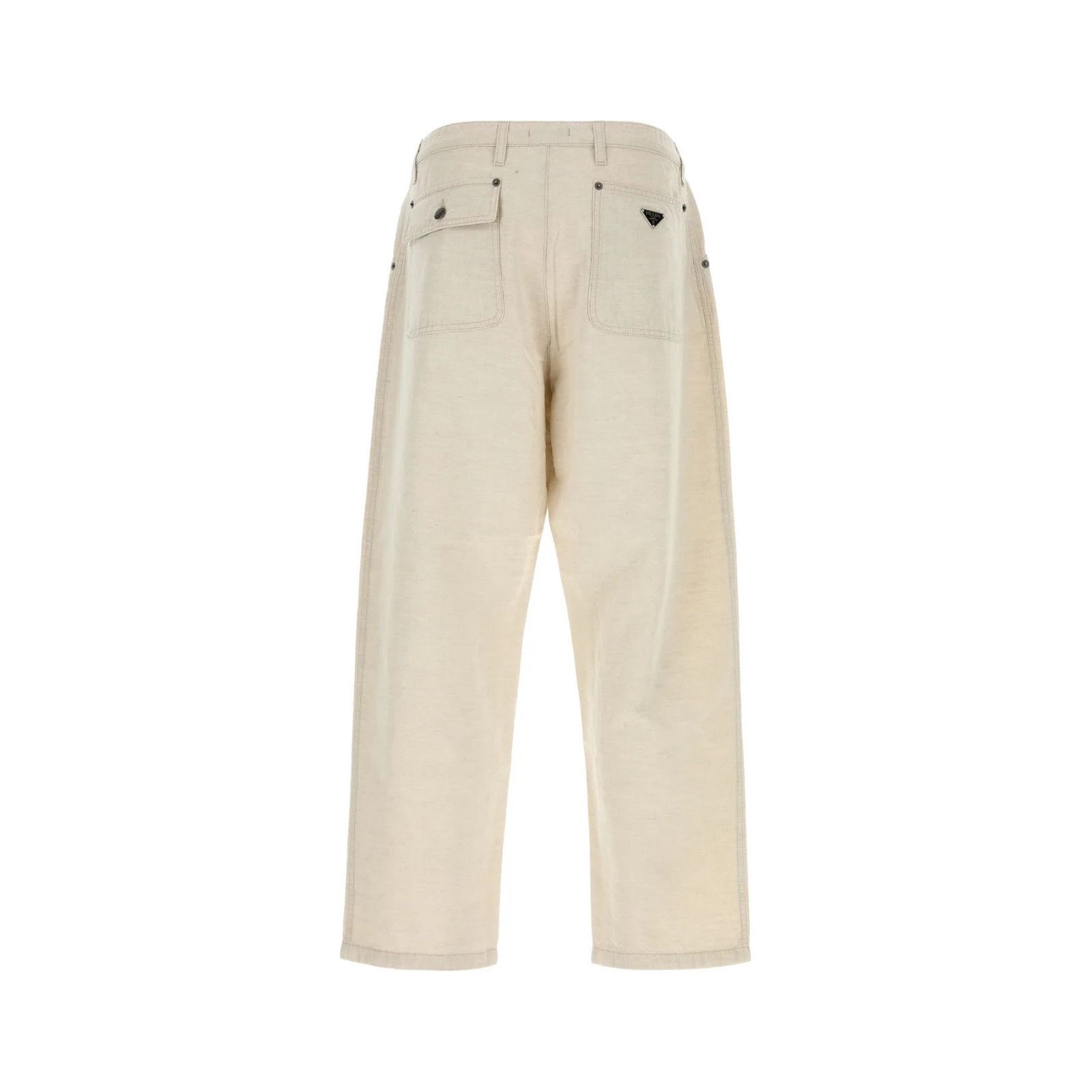 Prada PRADA Melange Ivory Chambray Pants New & Authentic (Men's si Size US 34 / EU 50 - 2 Thumbnail