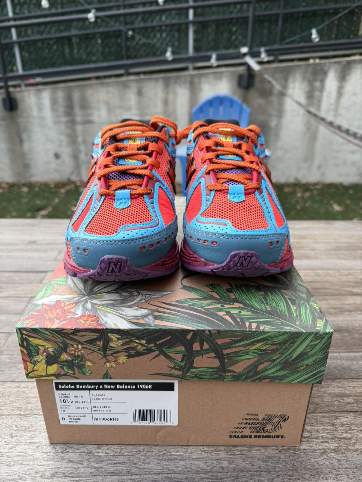 Salehe Bembury New Balance 1906R Size 10.5 Magma Heat Be Hot