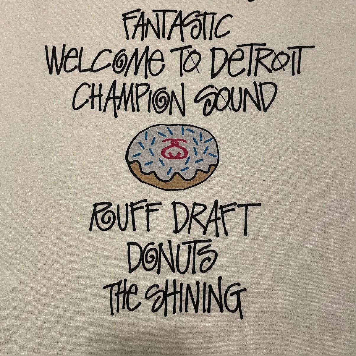 Stussy j dilla x stussy donuts tee Size US M / EU 48-50 / 2 - 3 Thumbnail