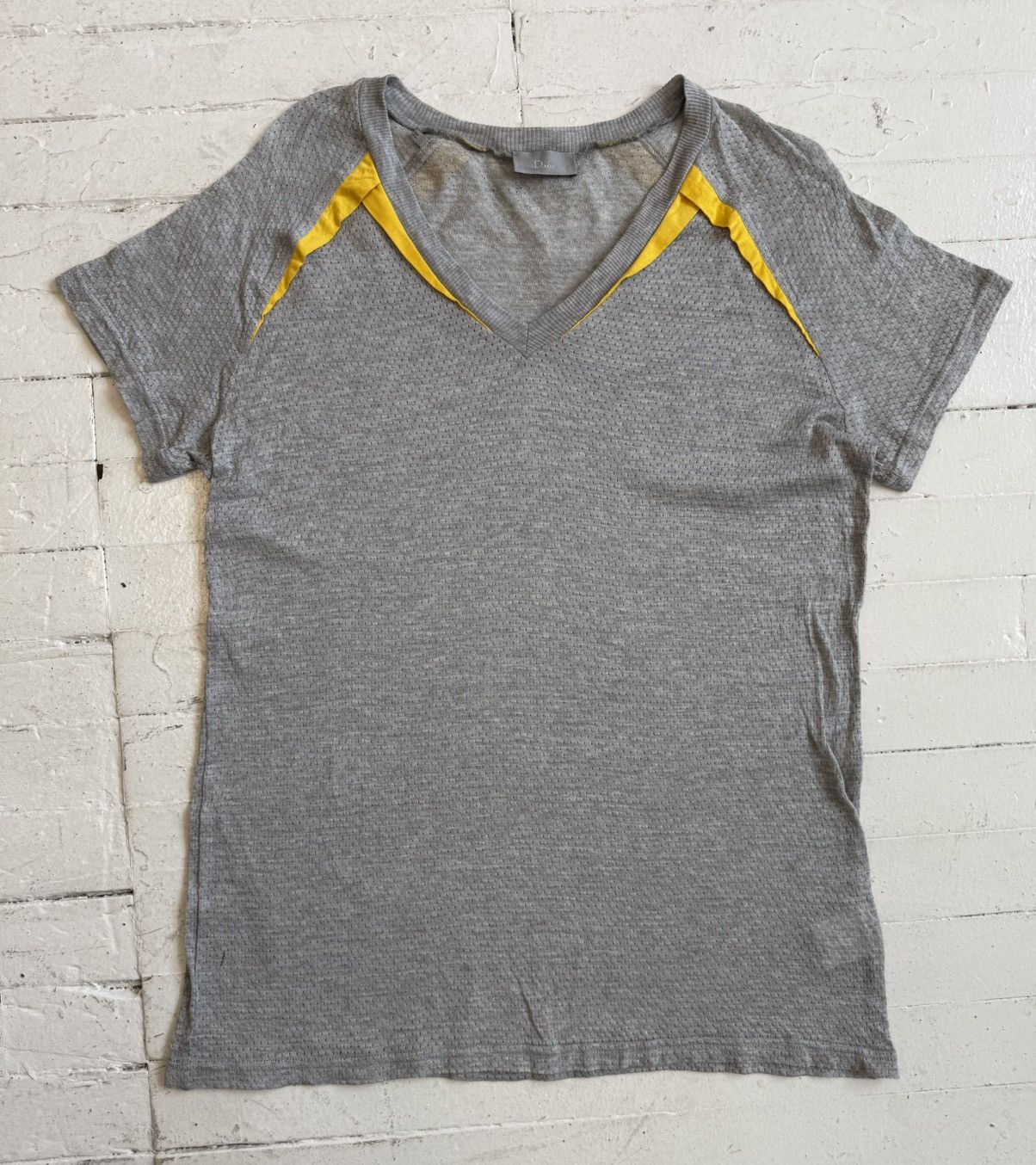 Dior Dior Homme Spring 2008 Perforated Raglan Short-Sleeve Shirt Size US M / EU 48-50 / 2 - 1 Thumbnail