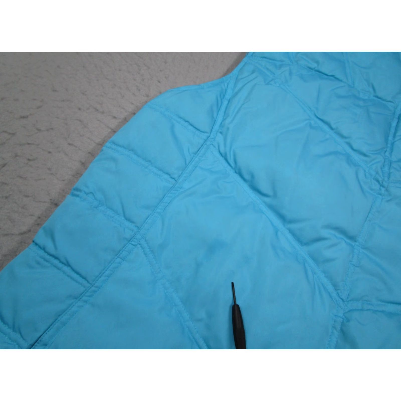 Vintage Cabelas Vest Women XL Blue Goose Down 650 Full Zip Puffer Travel Gorpcore Size XL / US 12-14 / IT 48-50 - 6 Thumbnail