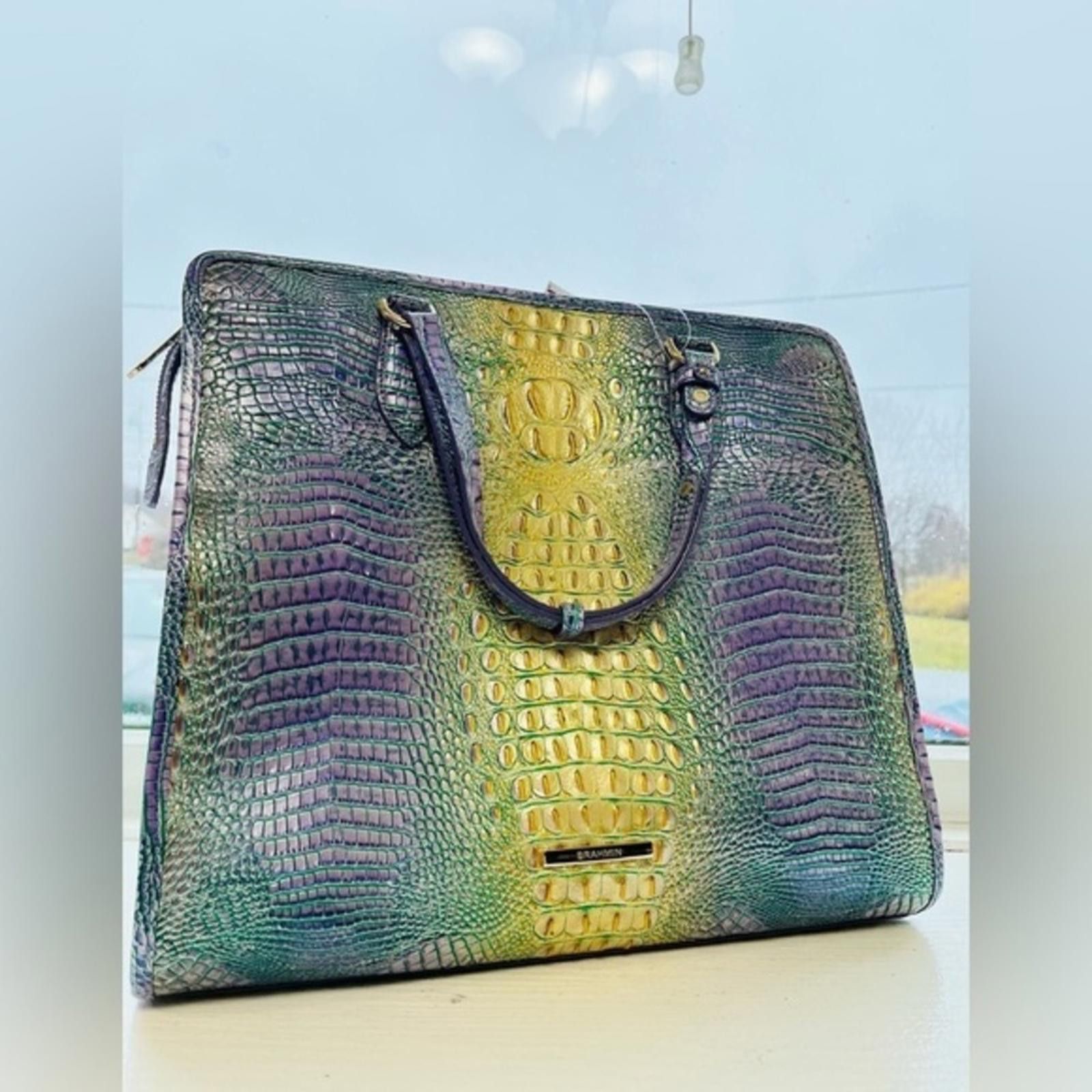 BRAHMIN Brahmin Tia Viola Ombré Melbourne Tote Bag NWT​​​​​ Size ONE SIZE - 1 Thumbnail