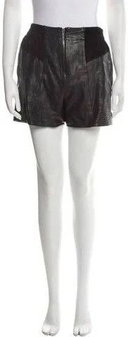 Alexander Wang Alexander Wang Calfskin Shorts Sz 6 Size 27" / US 4 / IT 40 - 1 Thumbnail