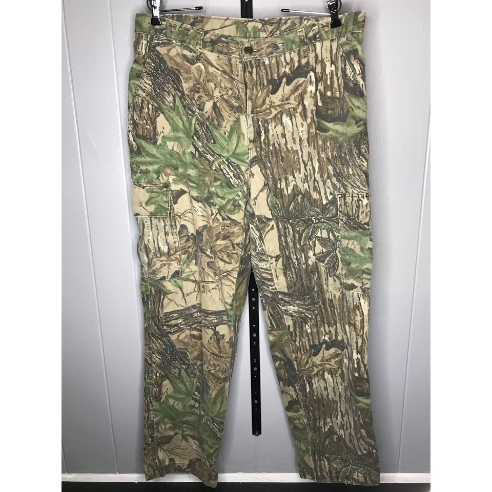 Realtree Vintage Realtree Timber camo Cargo pants mens 38X33 Size US 38 / EU 54 - 1 Thumbnail
