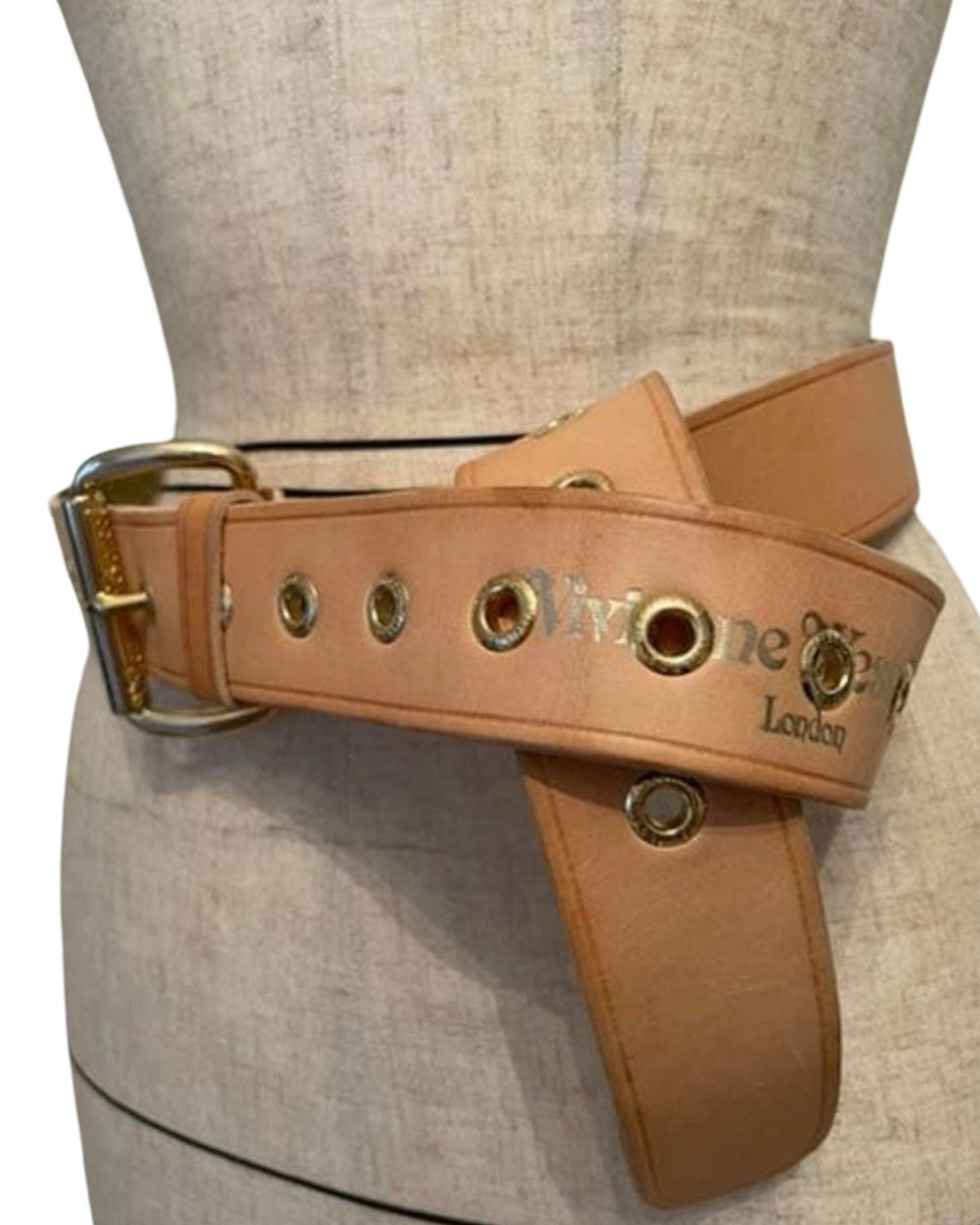 Vivienne Westwood Made In England Alex Long Leather Belt Size ONE SIZE - 1 Thumbnail