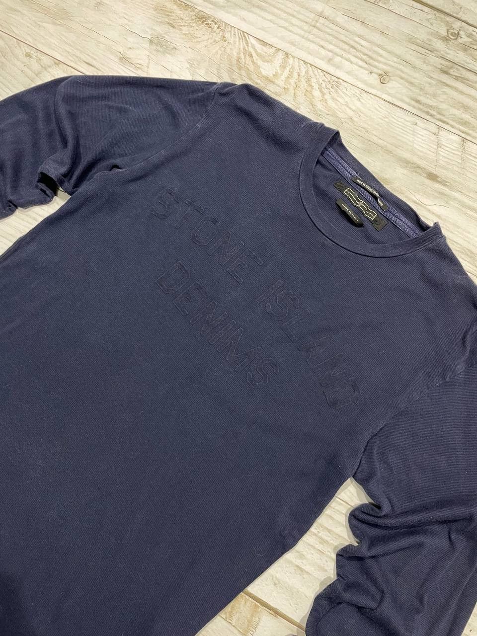 Stone Island Vintage Stone Island Denims Long Sleeve T-Shirt 2008 Y2K Size US S / EU 44-46 / 1 - 3 Thumbnail
