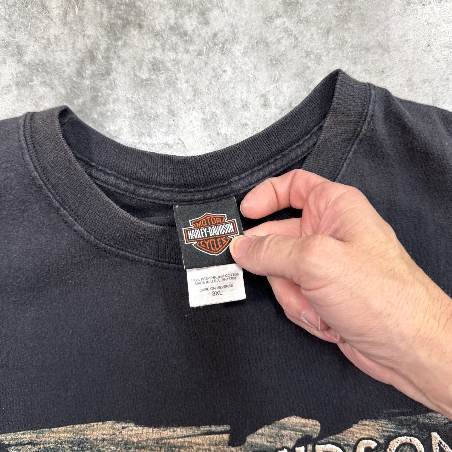Harley Davidson Harley-Davidson Shirt Mens 3XL Black Grand Canyon Sedona Arizona Motorcycle 2006 Size US XXL / EU 58 / 5 - 3 Thumbnail