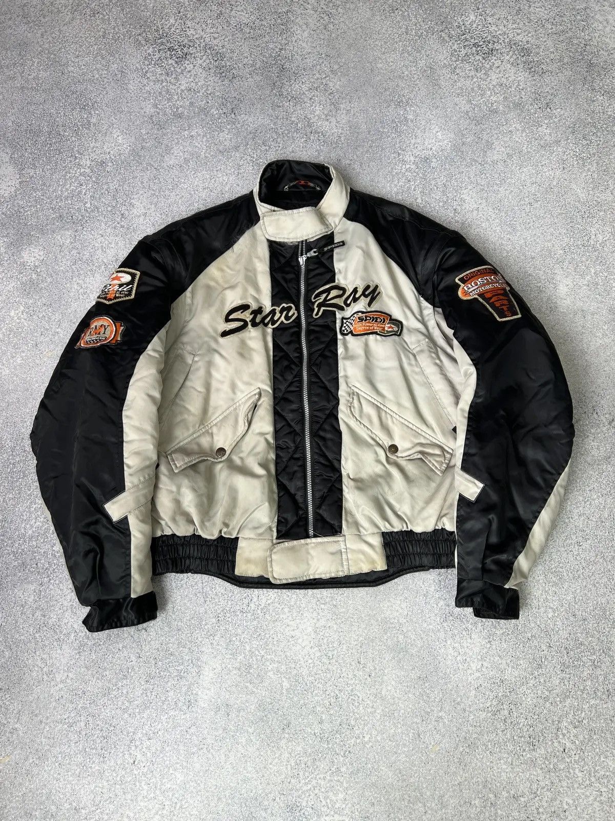 Vintage Vintage Racing Motorcycle retro jacket Spidi Size US XL / EU 56 / 4 - 3 Thumbnail