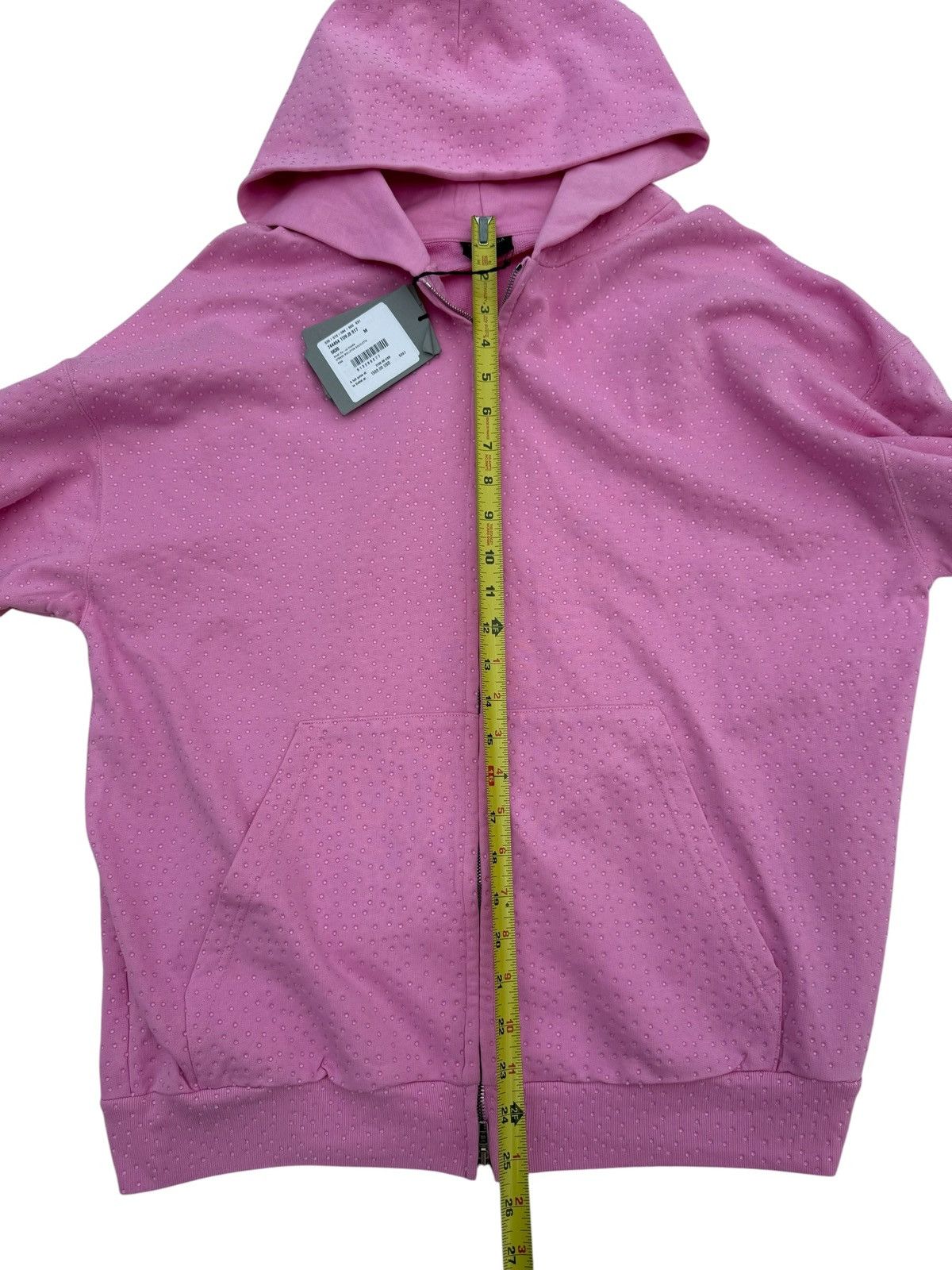 Balenciaga Balenciaga pink rhinestone zip up hoodie Size US M / EU 48-50 / 2 - 7 Thumbnail