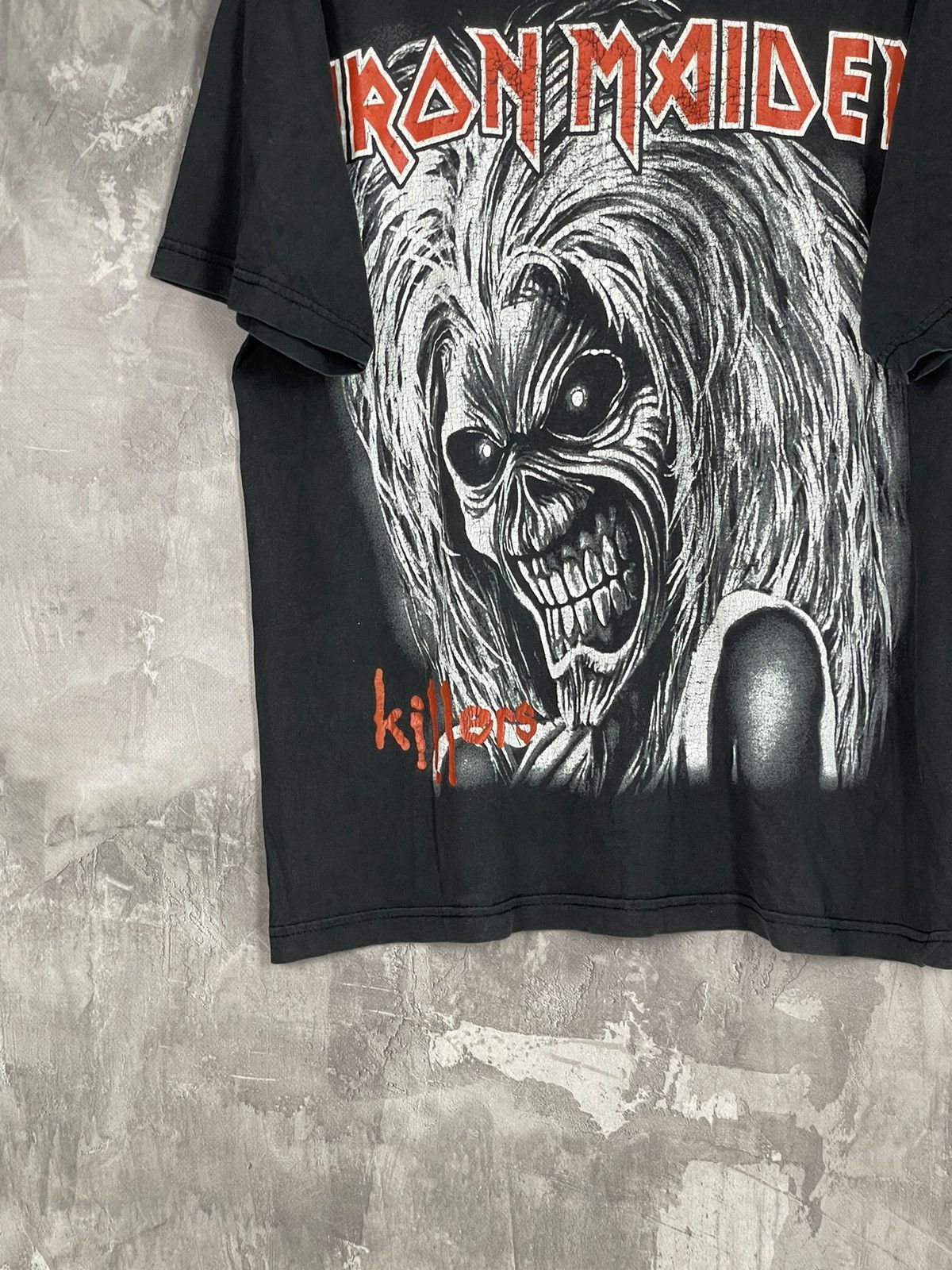 Band Tees Iron Maiden VTG 00s Killer Distressed Vintage tshirt Size US M / EU 48-50 / 2 - 5 Thumbnail