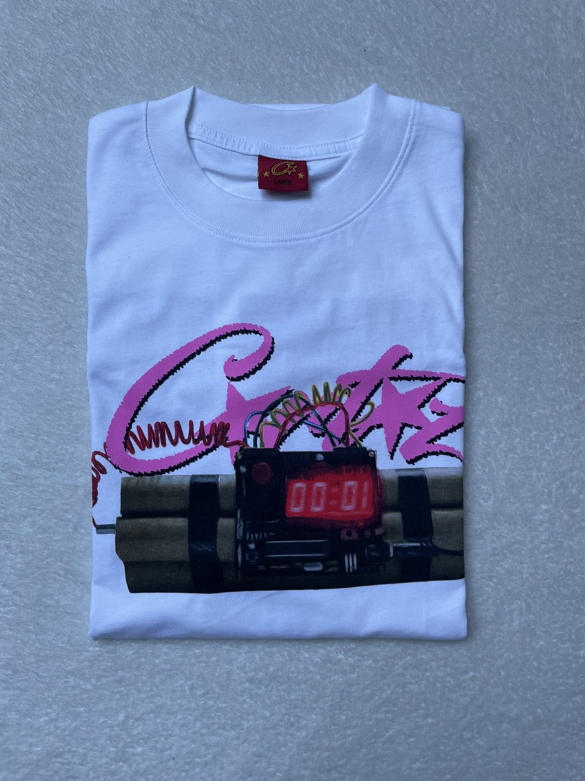 Corteiz CORTEIZ NO TIME 4 LUV TEE [WHITE] Size US L / EU 52-54 / 3 - 7 Thumbnail