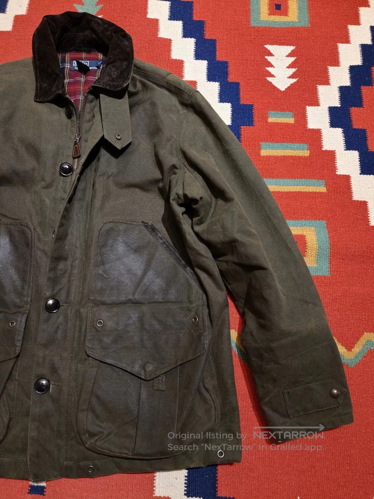 RRL Ralph Lauren Ralph Lauren RRL Waxed Hunting Jacket. Size US L / EU 52-54 / 3 - 2 Thumbnail