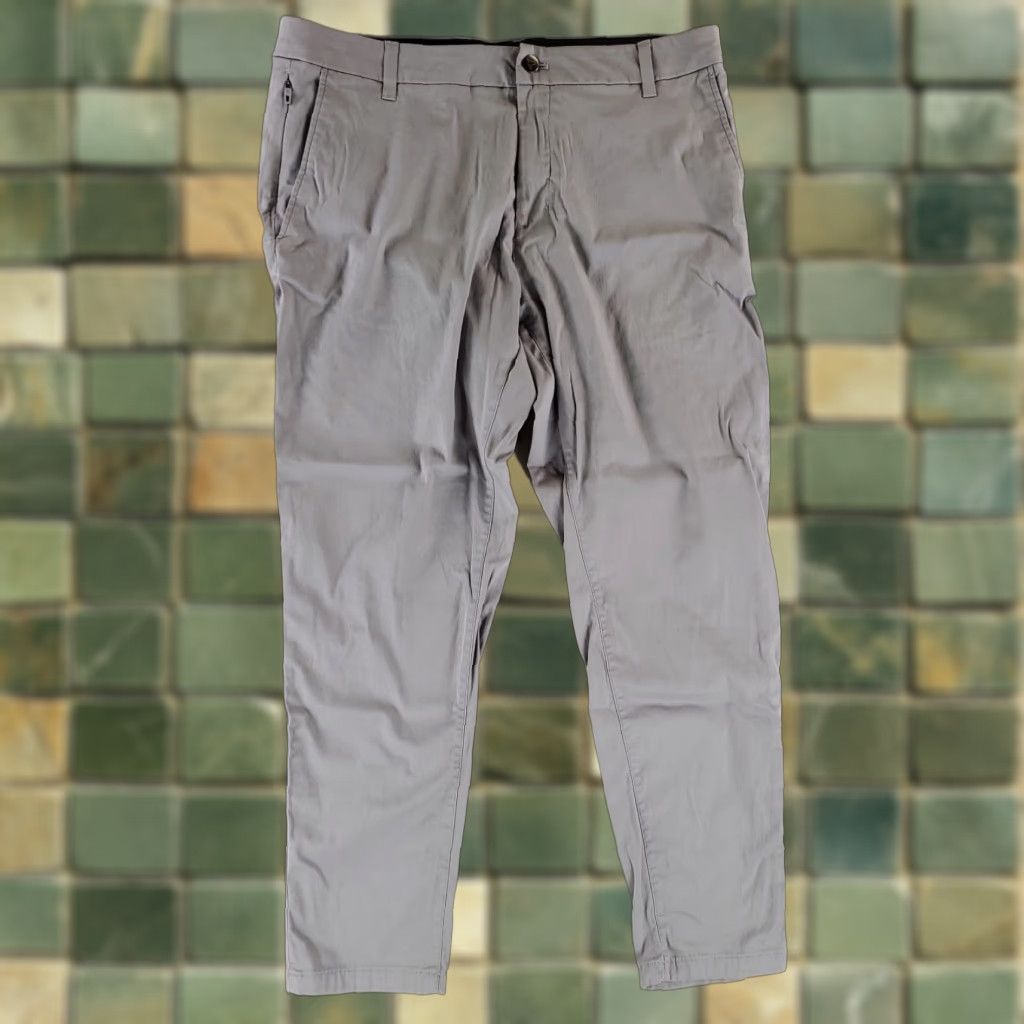 Vintage Birddogs Lined Stretch Khakis Pants Gray Mens 36x30 Inseam 29 Chino Regular 36 Mens Gray Birddogs Size US 36 / EU 52 - 1 Thumbnail