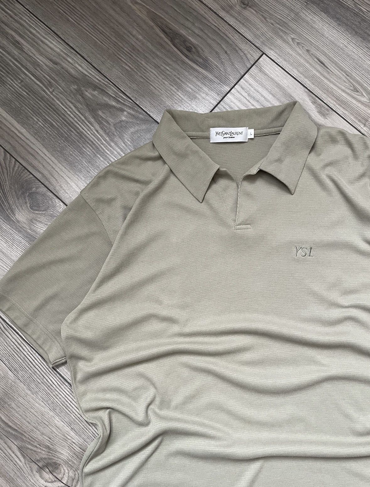 Yves Saint Laurent Polo Ysl Yves Saint Laurent pour bomme vintage Size US L / EU 52-54 / 3 - 2 Thumbnail