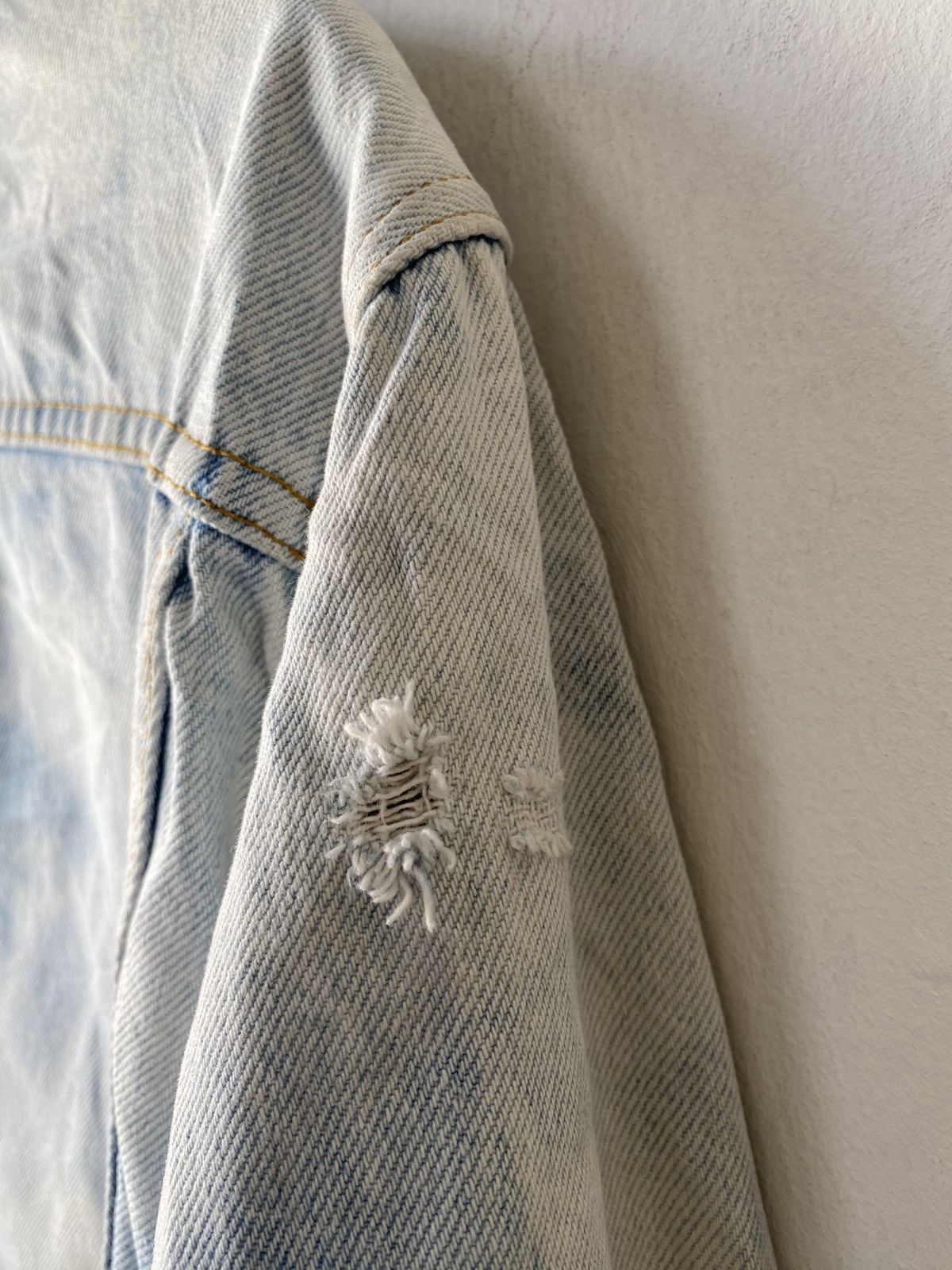 Levi's Vintage 80’s Levis Stonewashed Trucker Denim Jacket Size US M / EU 48-50 / 2 - 13 Thumbnail