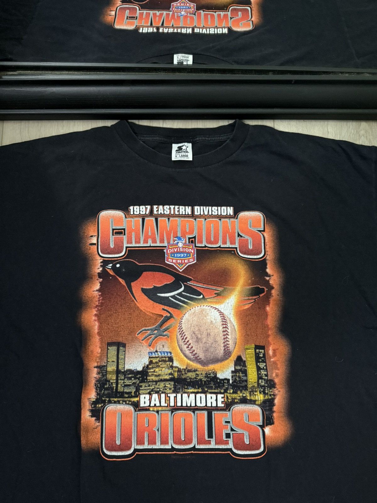 MLB × Starter × Vintage Vintage / Y2K 1990s Eastern Divisions Champions Baltimore Size US XXL / EU 58 / 5 - 2 Thumbnail