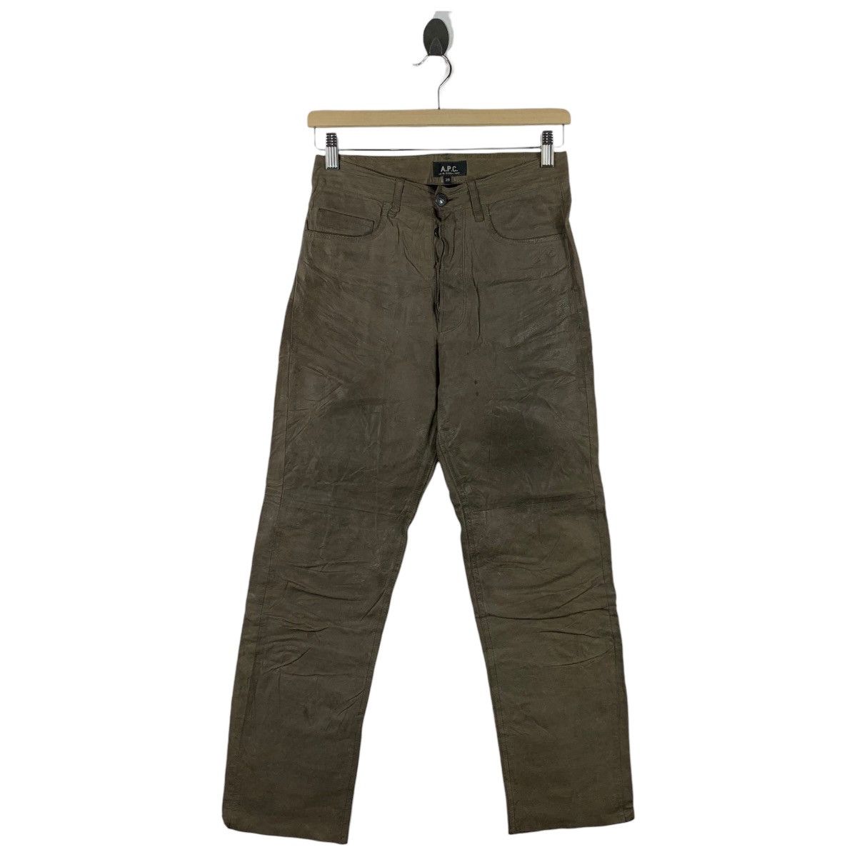 A.P.C. × Japanese Brand A.P.C rue de flearus paris leather jeans Size US 28 / EU 44 - 1 Thumbnail