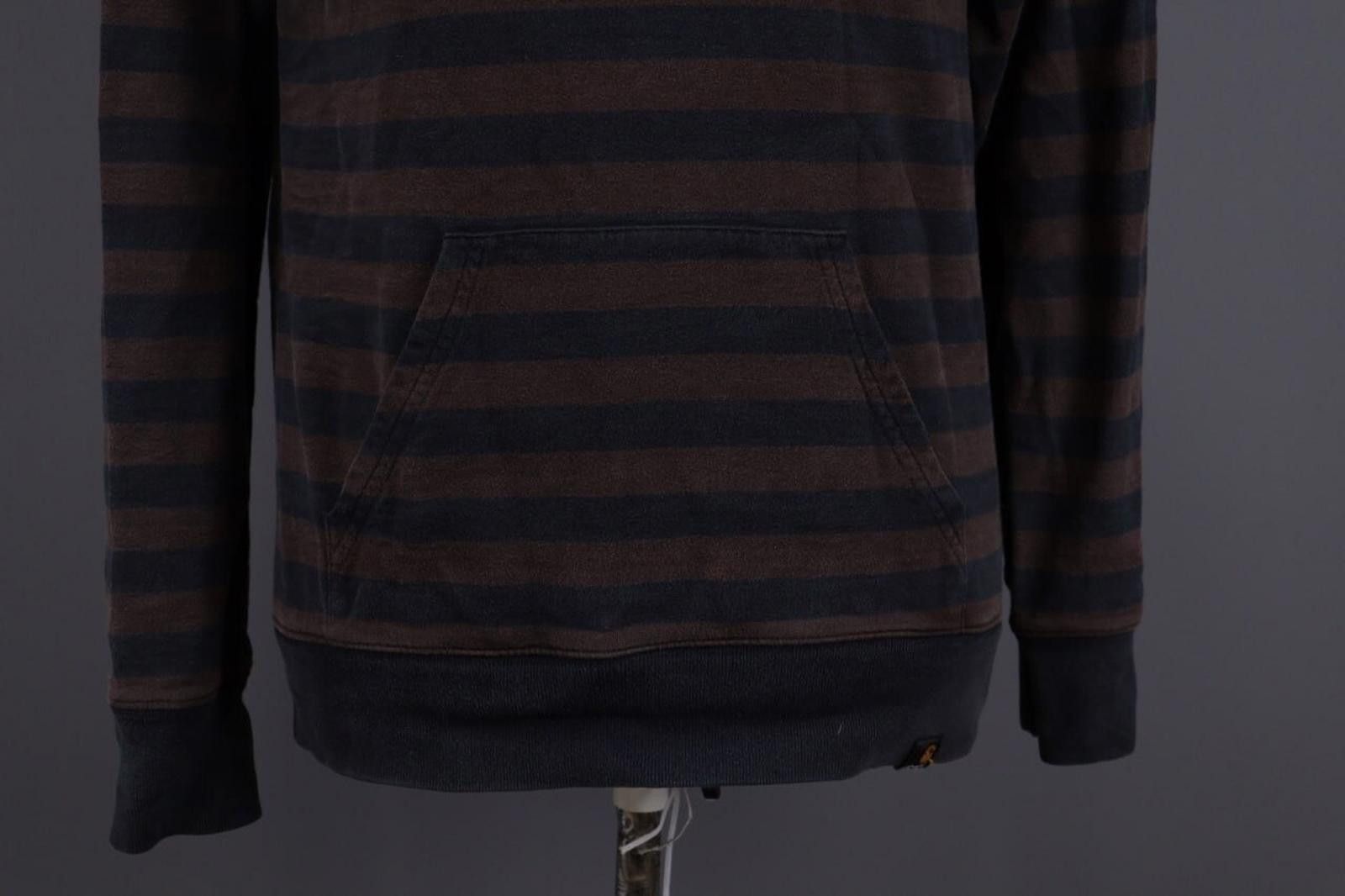 Carhartt Carhartt Brown Striped Workwear Hooded Sweater Size S Size US S / EU 44-46 / 1 - 3 Thumbnail