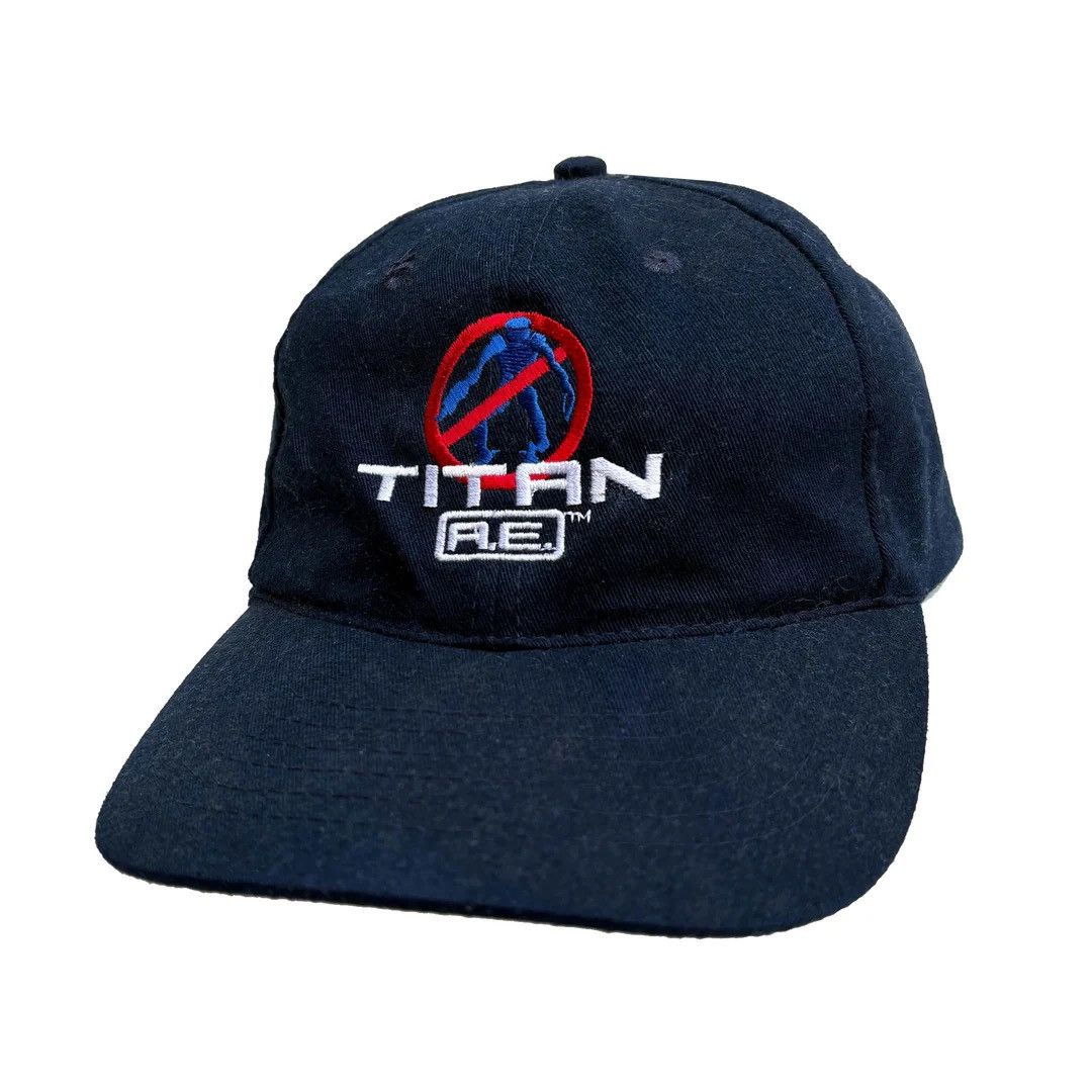 Fox Racing × Vintage Titan A.E. 2000 Vintage Animation Movie Promo Logo Cap Hat Size ONE SIZE - 1 Thumbnail