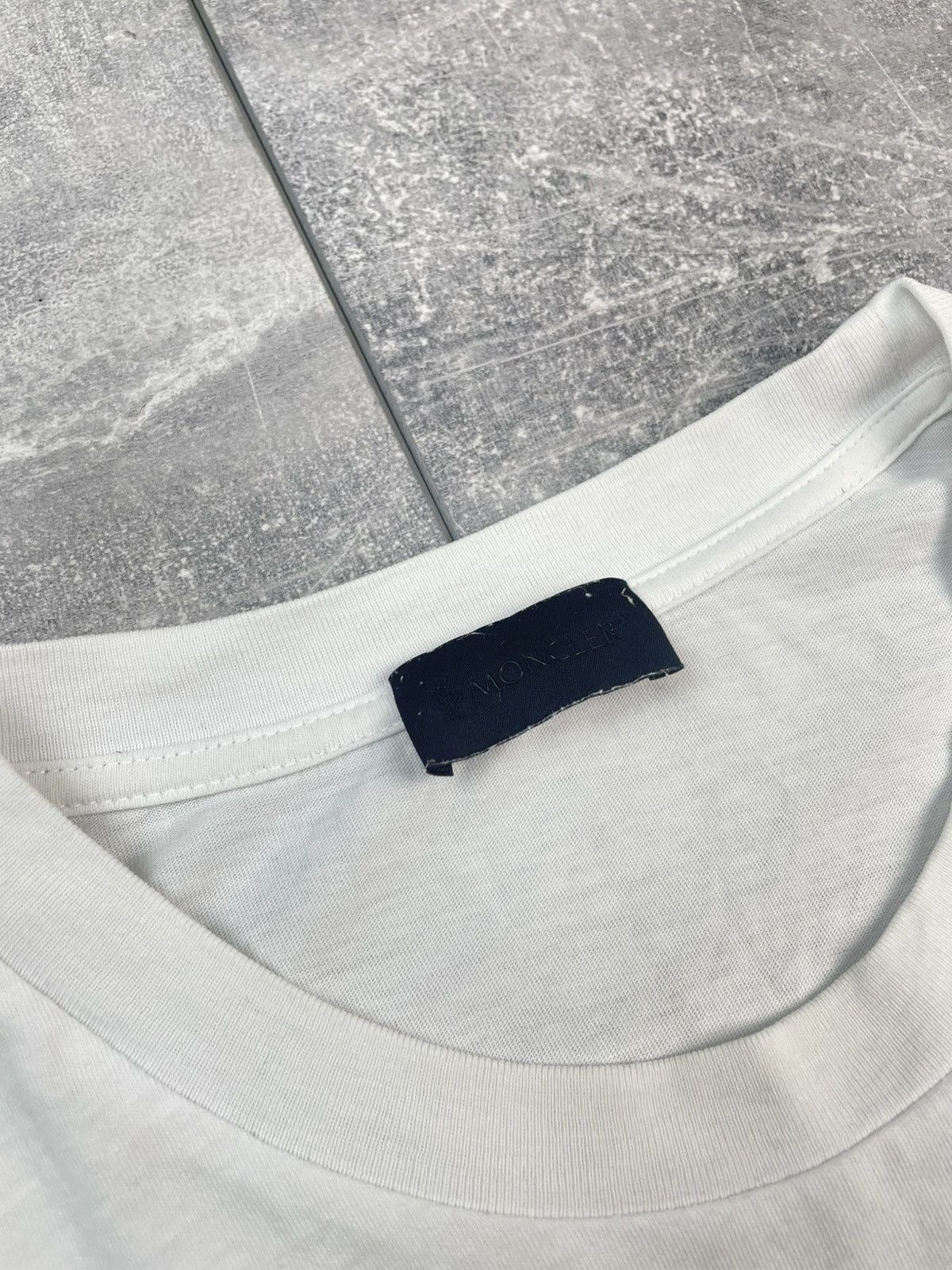 Moncler Moncler SS T-shirt White Size US L / EU 52-54 / 3 - 5 Thumbnail