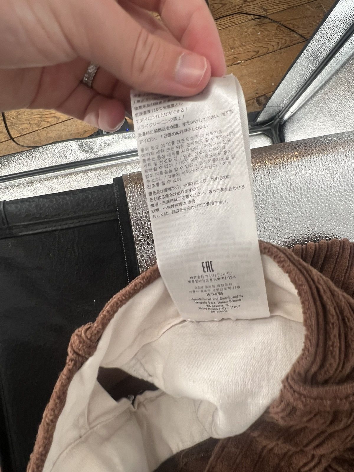 Designer × Maison Margiela Maison Margiela Brown Corduroy Cropped Pants Size US 32 / EU 48 - 6 Thumbnail