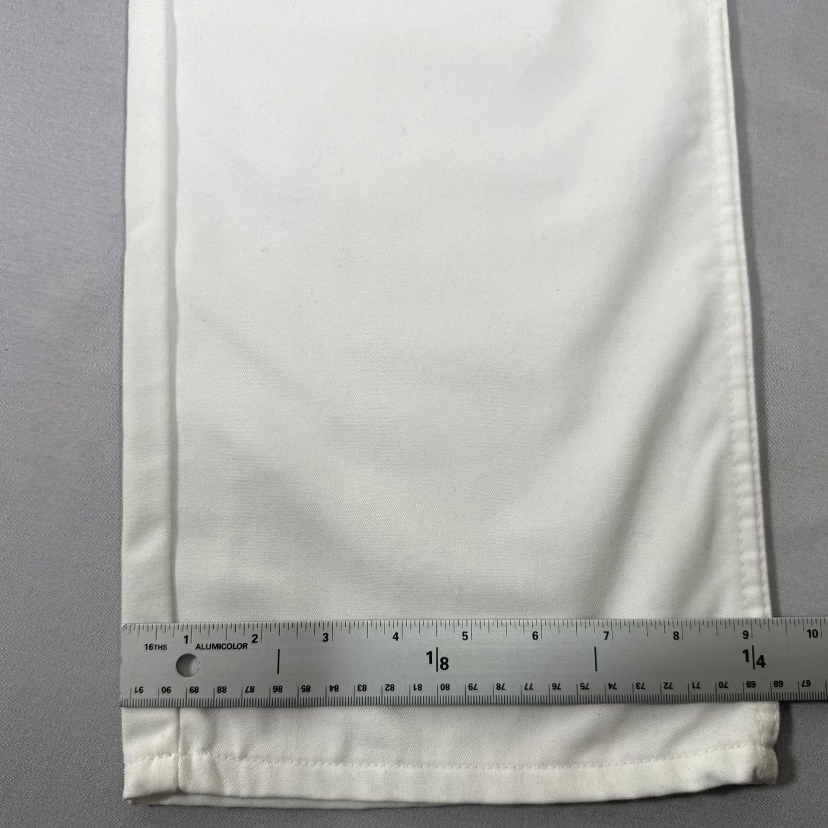 Dickies Dickies Pants Mens 36x30 White Canvas Carpenter Painter Workwear Hammer Loop Front Flat Front Zip Fly Size US 36 / EU 52 - 5 Thumbnail