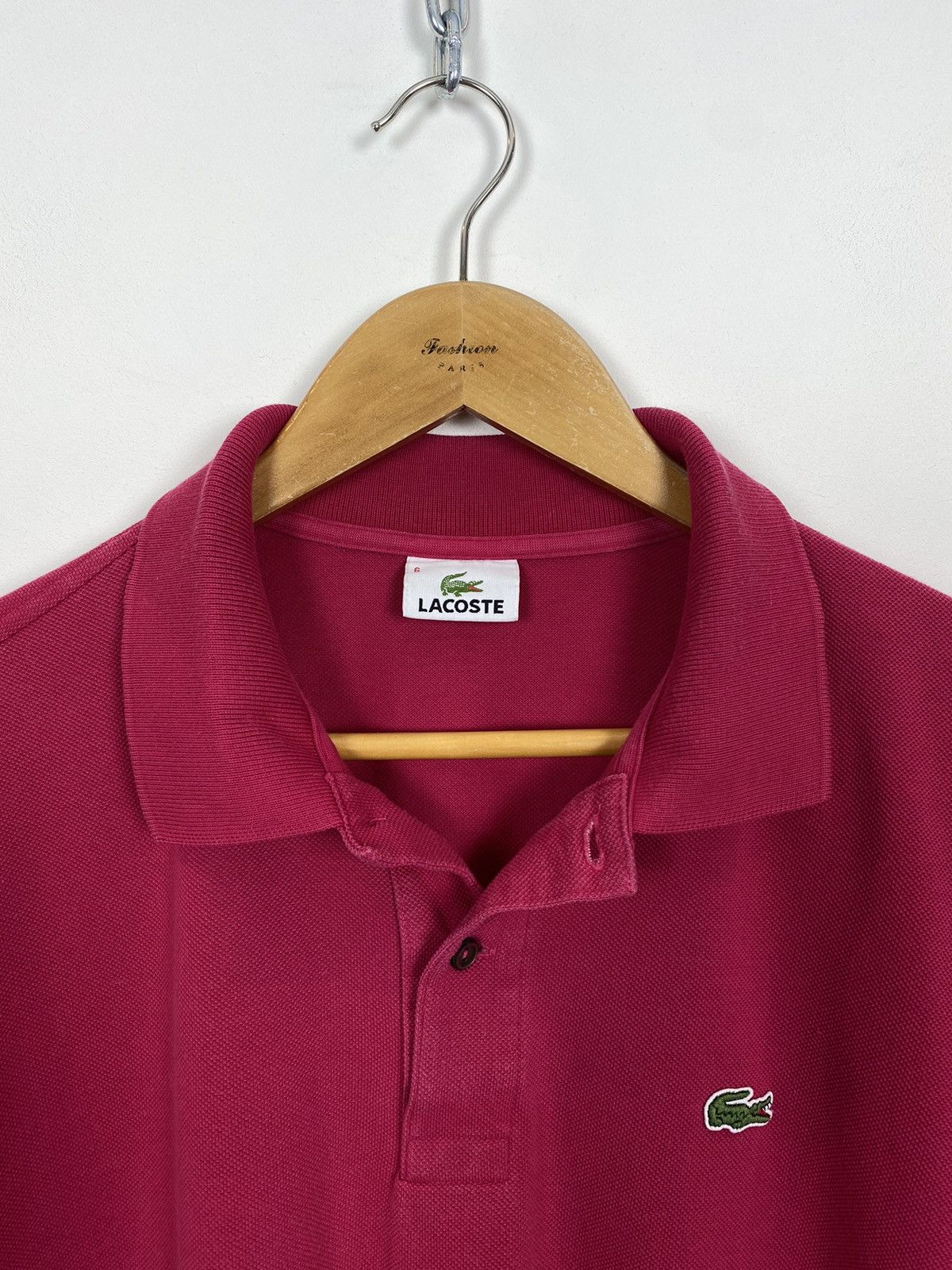 Lacoste Lacoste Polo Shirt Short Sleeve Top Casual Size 6 XL Red Top Size US XL / EU 56 / 4 - 3 Thumbnail