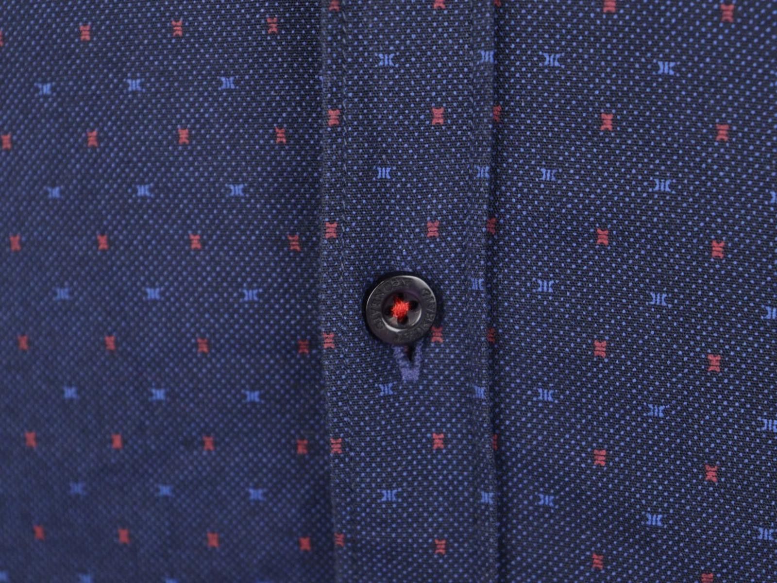 Givenchy Givenchy Blue Polka Dot Cotton Collared Shirt Size 41/42 Size US M / EU 48-50 / 2 - 3 Thumbnail