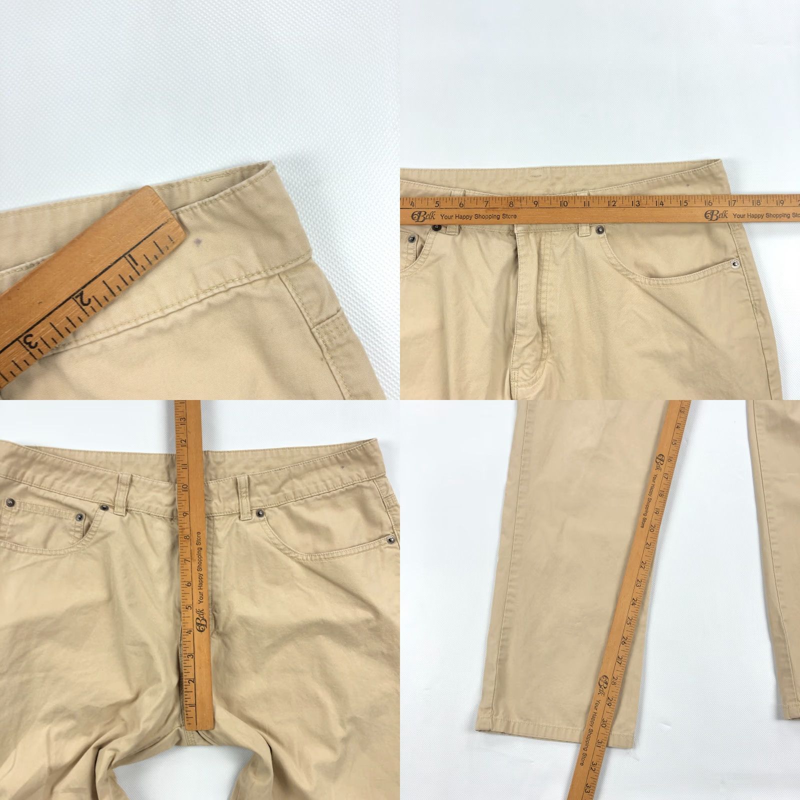 Patagonia Patagonia Guild Pants Mens 33 Light Khaki Lightweight Durable Canvas Cotton 5-Pocket Regular Inseam 31 Beige Size US 33 - 8 Thumbnail
