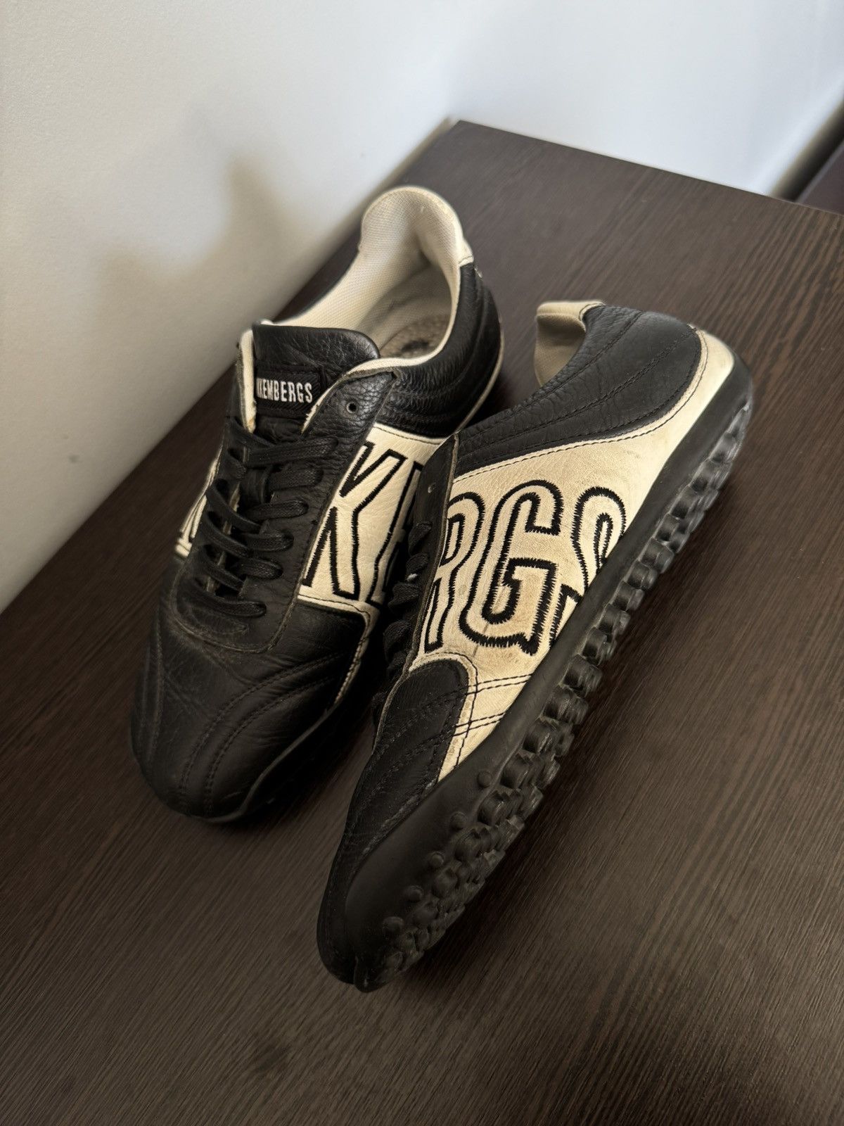 Other Dirk Bikkembergs Dark Gloss Trainers low football sneakers Size US 7 / IT 37 - 1 Thumbnail