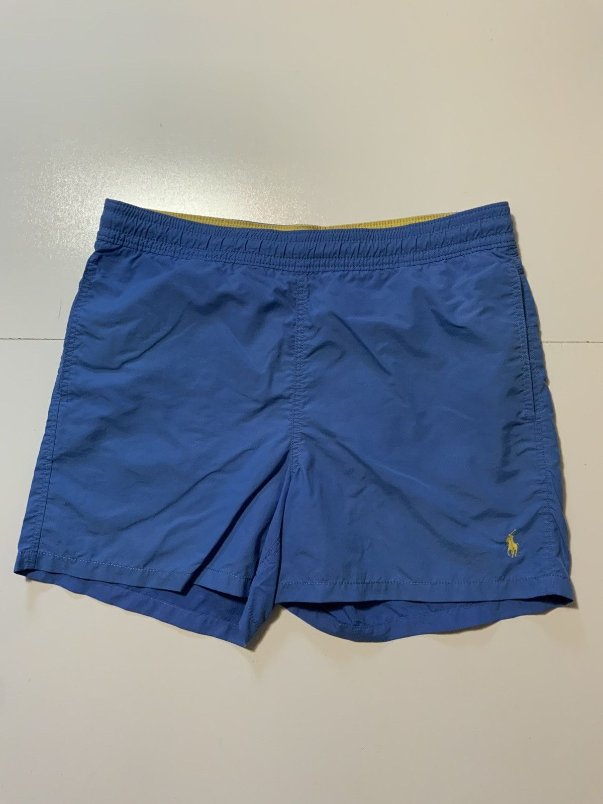 Polo Ralph Lauren Vintage Polo Ralph Lauren Pony Player 5” Swim Trunk Shorts Size US 36 / EU 52 - 1 Thumbnail