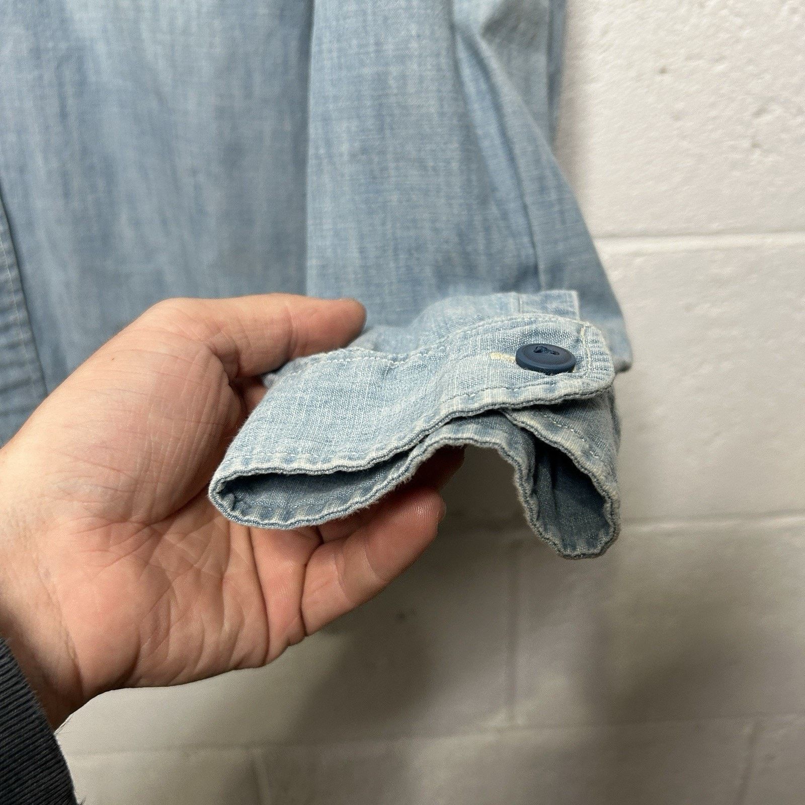 Polo Ralph Lauren Vintage Polo Ralph Lauren Denim "Stenciled" Button Down Size US L / EU 52-54 / 3 - 6 Thumbnail