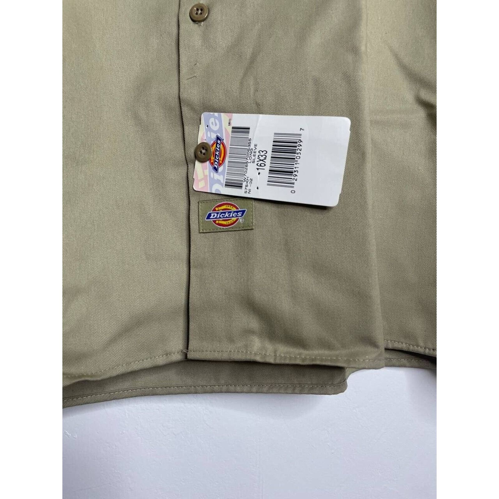 Dickies Vintage Dickies Khaki Work Shirt Environmental Ranger Size L Size US L / EU 52-54 / 3 - 2 Thumbnail