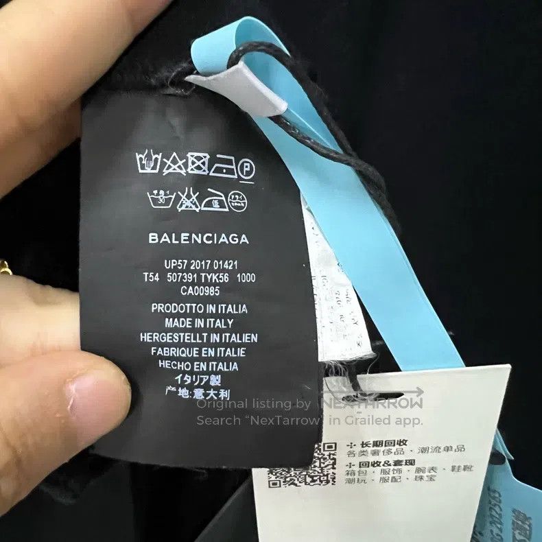 Balenciaga Balenciaga Classic Short Sleeve T-Shirt Size US M / EU 48-50 / 2 - 4 Thumbnail