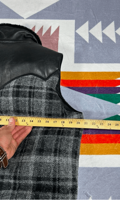 Rocky Mountain Featherbed Rocky Mountain Featherbed Bape Wool Leather Down Vest 38 Size US S / EU 44-46 / 1 - 9 Thumbnail